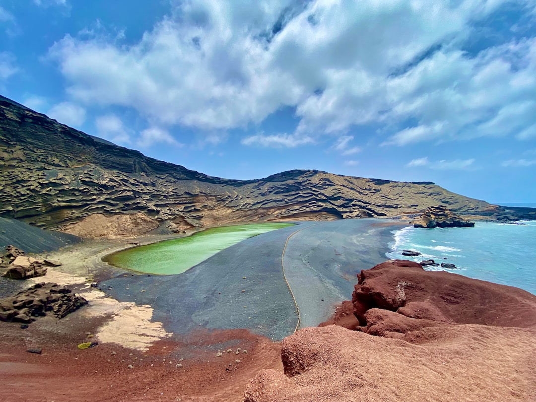 a large body of water surrounded by mountains